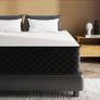 Extra Firm Small Double Mattresses 10 Inch, 7-Zone Hybrid Mattress with Memory Foam and Individually Pocket Spring, Features Motion Isolation & Back Pain Relief, Firm Mattress 120x190x25cm Image 2