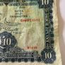 1938 Lady Lavery 10 Pounds Fine Image 3