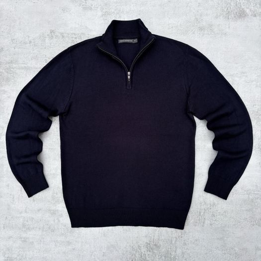 Navy French Connection half zip jumper