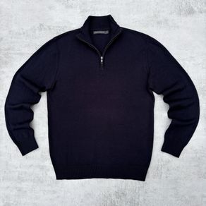 Navy French Connection half zip jumper