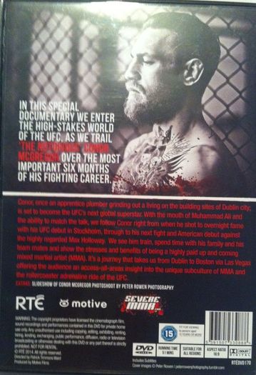 Conor McGregor [2014] Notorious: A Conor McGregor Documentary [DVD TV Boxset]