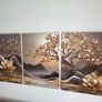 3 framed printed canvas 35x55cm each Image 4