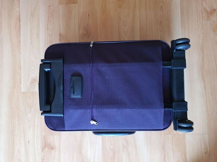 LT creations purple suitcase
