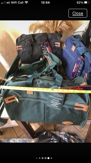 travel bags 18 in total