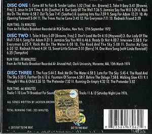 Jackson Browne - Transmission Impossible 3 CD Set