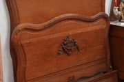 Antique French Oak Double Bed