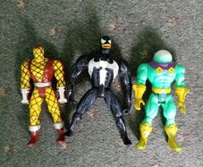 3 x 90's Spider-Man Action Figures - Toybiz Marvel Retro Joblot, Bundle of 3 Figures