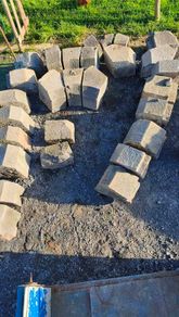 Reclaimed limestone handcut arch