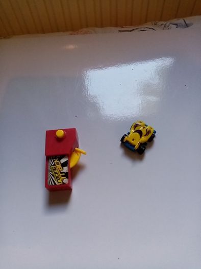 Bundle of small plastic cars