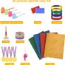 Sports Day Kit, 36 Pieces Outdoor Games Set, Sack Race, Egg and Spoon, 3 Legged Race, Ring Toss Game, Medal and Whistles, Backyard Game Birthday Party Games Kit for Kids and Family Image 2