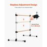 Ballet Barre, Double Beechwood Barre Bar for Home, Freestanding Portable Ballet Stretching Dance Bars, Height Adjustable Anti-Wobble Fitness Gym Equipment, for Pilates Balance Workout Image 4