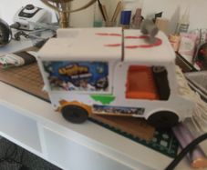 Moose Works The Ugglys Pet Shop Dog Wash & Sickly Sounds Truck 18" Vehicle Toy