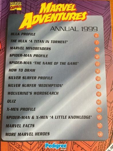 Comic: 'Marvel Adventures' annual 1999