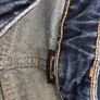 Massimo Dutti Ladies dark blue denim Straight wide Leg Jeans Eu 40 Uk 12 includes postage Image 7