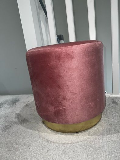 Velvet Footstool