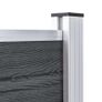Fence Posts 3 pcs Aluminium 185 cm Image 4