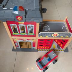 Toy firestation and fire engine - free for collection