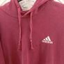 Vintage Adidas hoodie burgundy XL Image 2