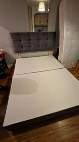 king size bed with mattress