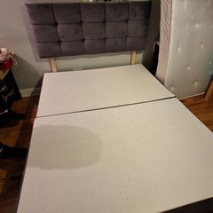 king size bed with mattress