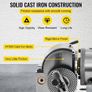 BS-0 Precision Dividing Head, Horizontal Dividing Head with 3-Jaw Chuck, MT2 Tailstock BS-0 12.7 cm Semi Universal Dividing Head for Milling Machine Mill Gear Cutting Image 2