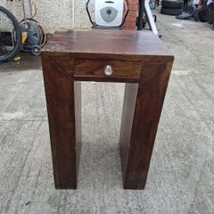 solid wood side table