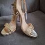 High Heels/New Gold Glitter Heels .. Size: 4 UK .. Price Drop Image 4