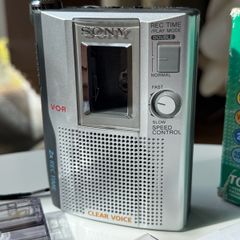 Vintage Sony TCM-200DV Cassette-Corder Voice Recorder - Complete Boxed w/ TDK Tape