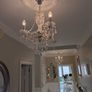 Ceiling lights. 2 Chandelier lights with 3 bulbs in each. Image 6