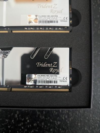 G.Skill Trident Z Royal 32GB 2x 16GB DDR4 3600MHz Memory Module