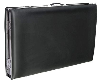 Foldable Massage Table, Portable Aluminium Feet and Premium PU Leather Massage Bed