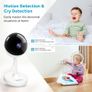 2K Indoor Camera,Owltron Home Security Camera for Baby & Elder, Pet Camera with Motion Detection, Night Vision, 2-Way Talk WiFi Camera, Baby Monitor Works with APP & Alexa- 2 Pack Image 4