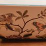 Unique square hand painted bowl. Image 4