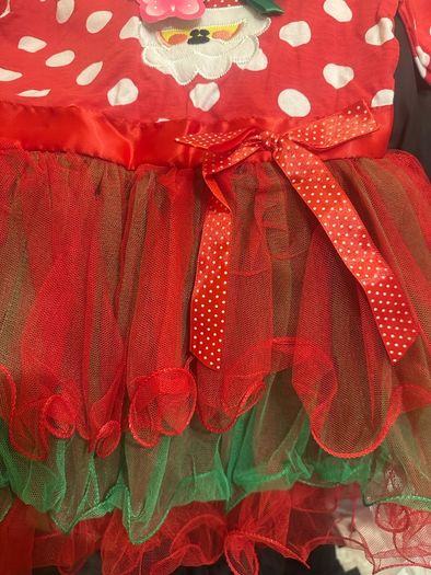 Girls Santa  dress