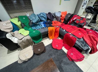 bugaboo Cameleon fabrics in swords
