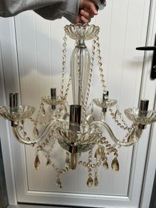 Crystal Chandeliers x2