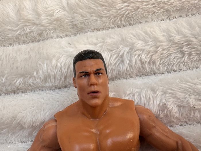 2000 WWF Jakks Pacific Titantron Live Ringside Chaos Series 1 Kurt Angle Used Dirty Damaged approx. 17 cm. Please see photos