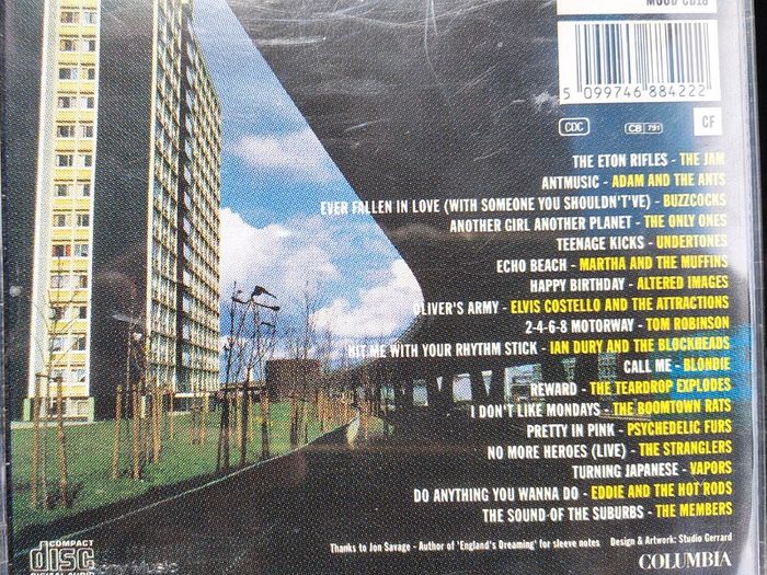 Various - The Sound Of The Suburbs CD (1991) The Jam, Adam Ant, Stranglers, Teardrop Explodes New Wave Punk EX+