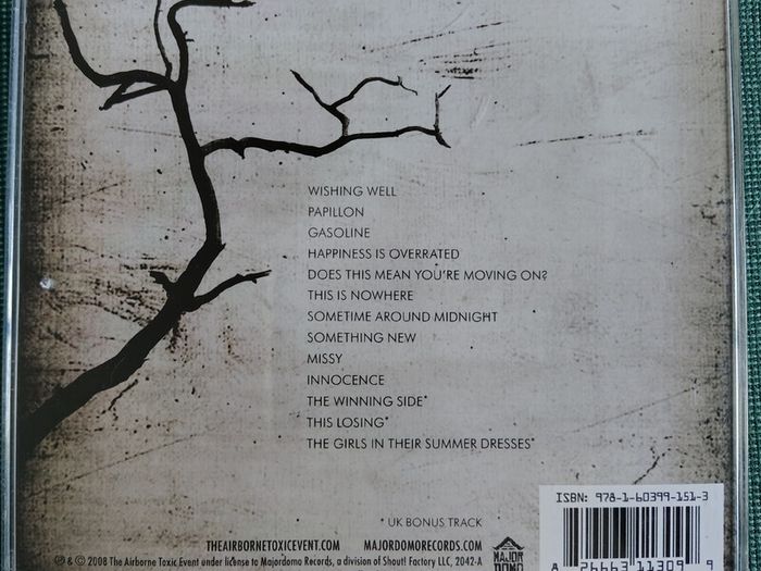 The Airborne Toxic Event - The Airborne Toxic Event CD (2008) UK Edition w/Bonus Tracks Alternative Rock EX+