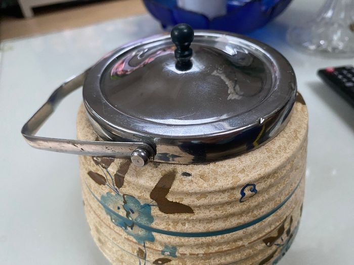 Reduced old Vintage Bramley  Biscuit Barrel