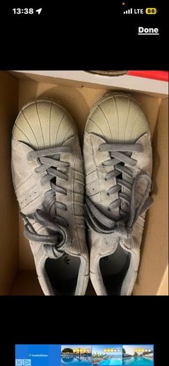 Adidas Originals Superstar Berlin sneakers casual trainers shoes Size 10 perfect condition