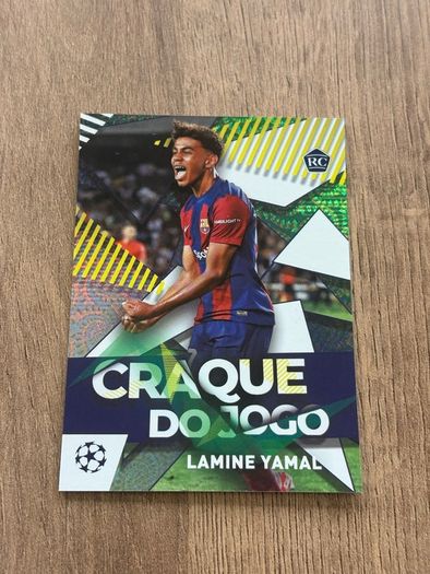 2023-24 Topps Carnaval UEFA Lamine Yamal RC Rookie Craque Do Jogo SSP