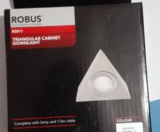 BNIB ROBUS R3011 Triangular Cabinet Downlight 12V 20W