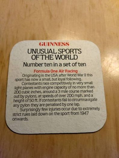 Rare vintage Guinness beer mats set of 10