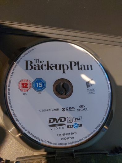 the Back-up Plan DVD