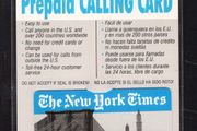 1995 USA 10 The New York Times - Brooklyn Bridge (Remote Memory) Phone Card Mint in Packaging