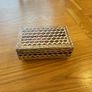 Vintage Eastern European Straw Marquerty Jewellery Box Image 3