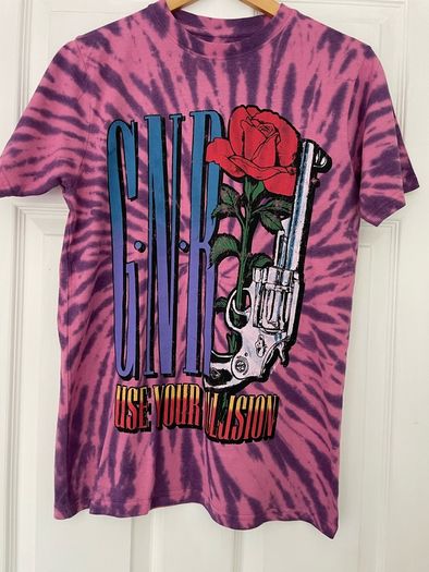 Guns N' Roses 'Use Your Illusion' Tie-Dye T-Shirt Size S