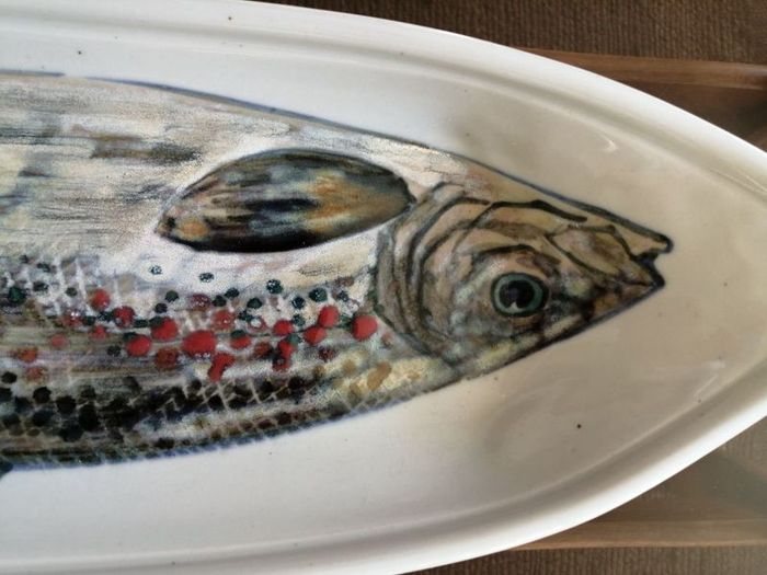 Highland Stoneware Scotland Salmon Dish