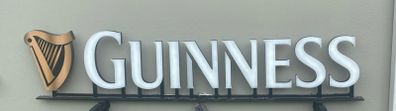 Large Light Up Guinness Sign Mens Shed Home Bar